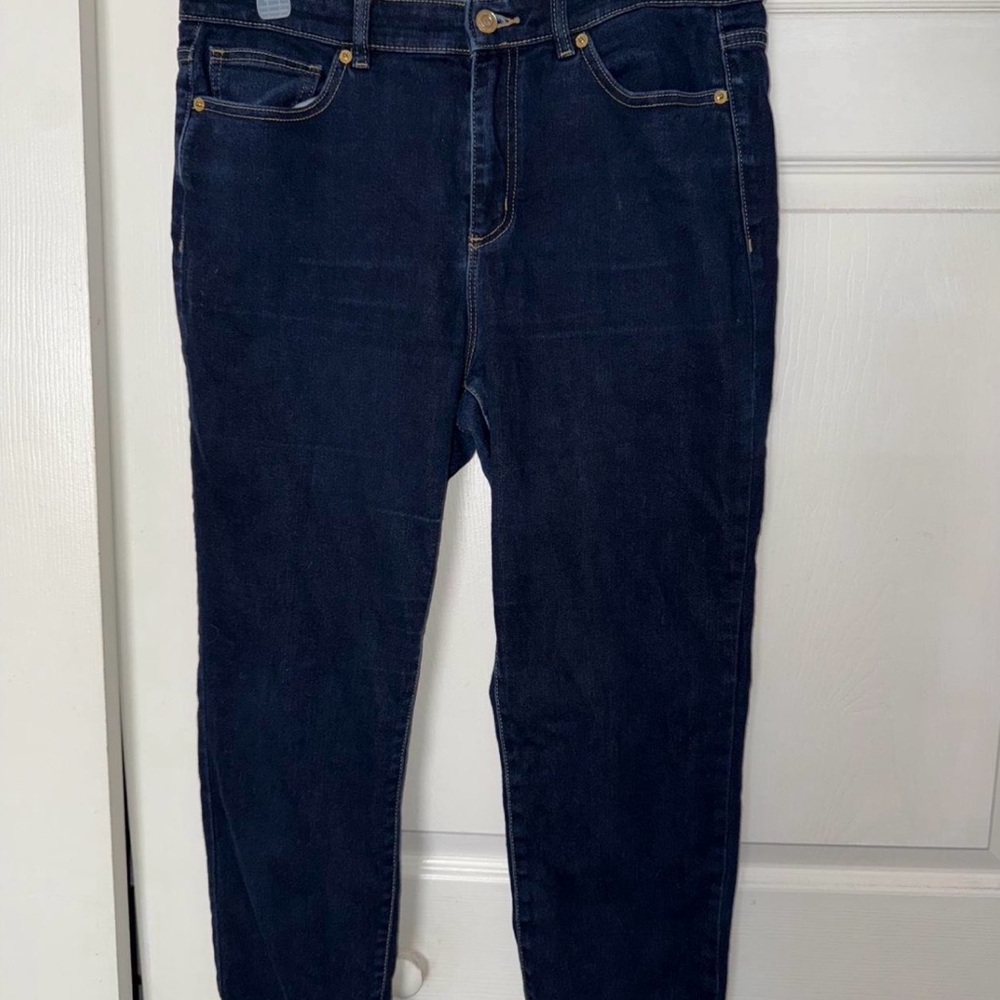 Michael Kors Dark Blue Ankle Jeans